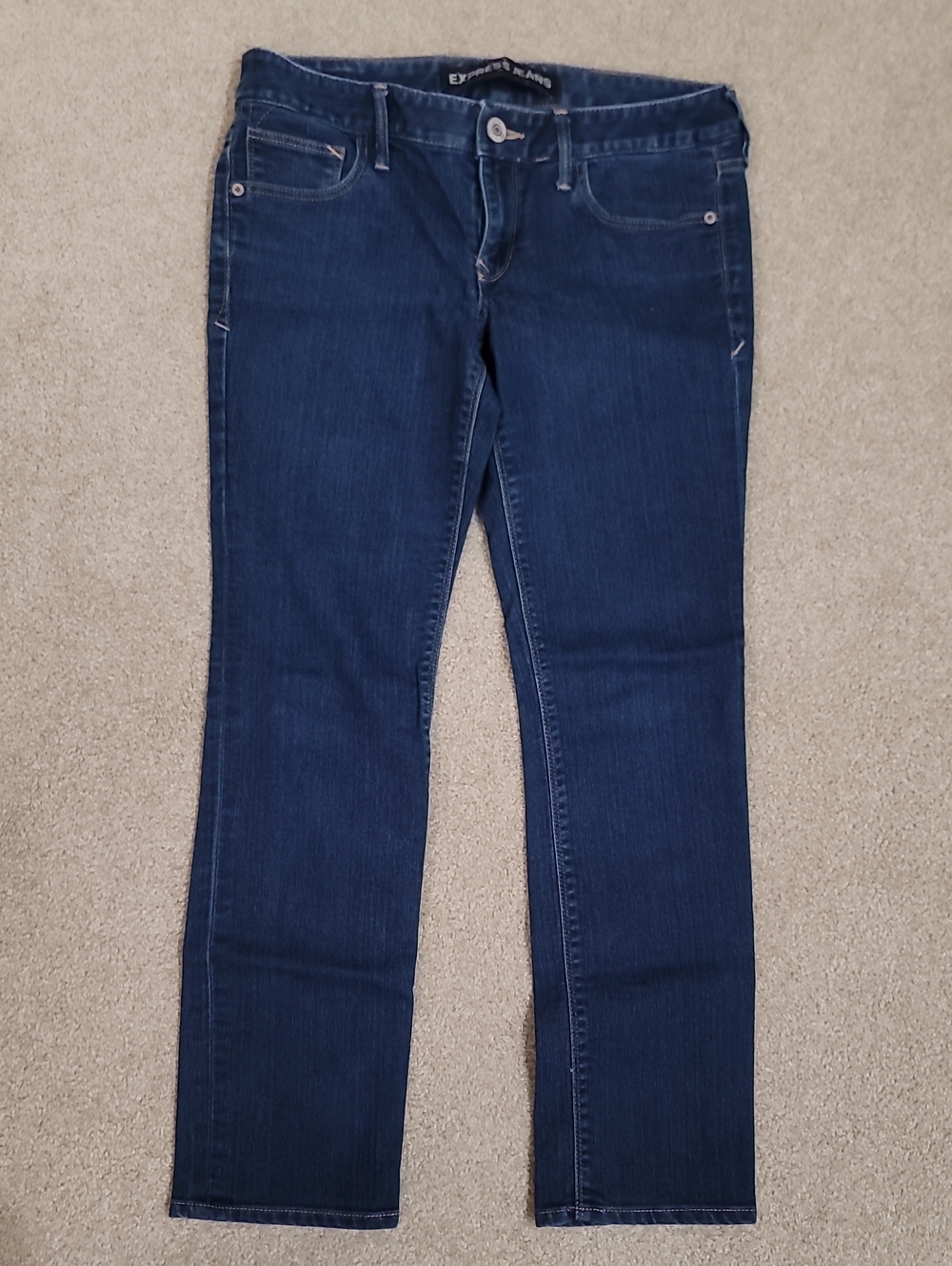 Express Stella Skinny Low-Rise Jeans — Size 6s